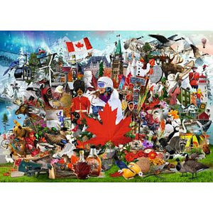 Ravensburger - 12001006 | Oh, Canada! - 1000 Pieces Puzzle