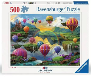 Ravensburger - 12001190 | Air Balloon Valley 500 Piece Puzzle