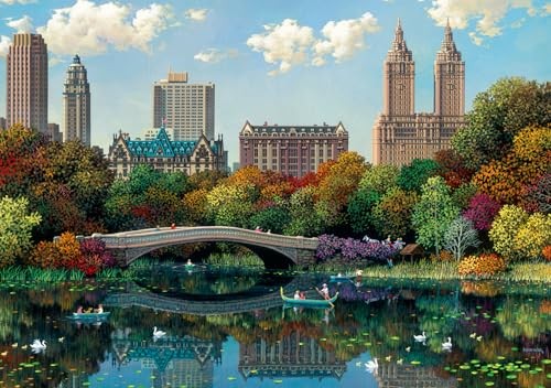 Ravensburger - 12001485 | NY Central Park Bow Bridge 1000 PC Puzzle