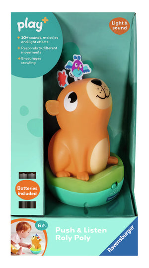 Ravensburger - 12034118 | Push & Listen Roly Poly Capybara