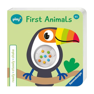Ravensburger - 13095004 | Ready, Steady, Shake: First Animals Book
