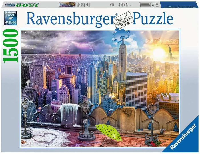 Ravensburger - 16008 | Seasons of New York - 1500 PC Puzzle