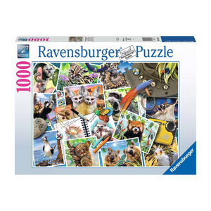 Ravensburger - 17322 | Traveller's Animal Journal - 1000 Piece Puzzle