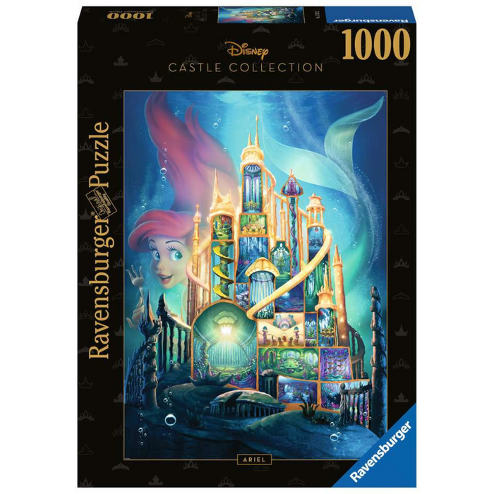 Ravensburger - 17337 | Disney Castles: Ariel - 1000 Piece Puzzle