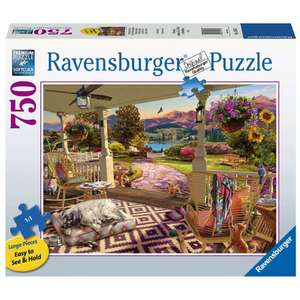 Ravensburger - 174557 | Cozy Front Porch - 750 Piece Puzzle