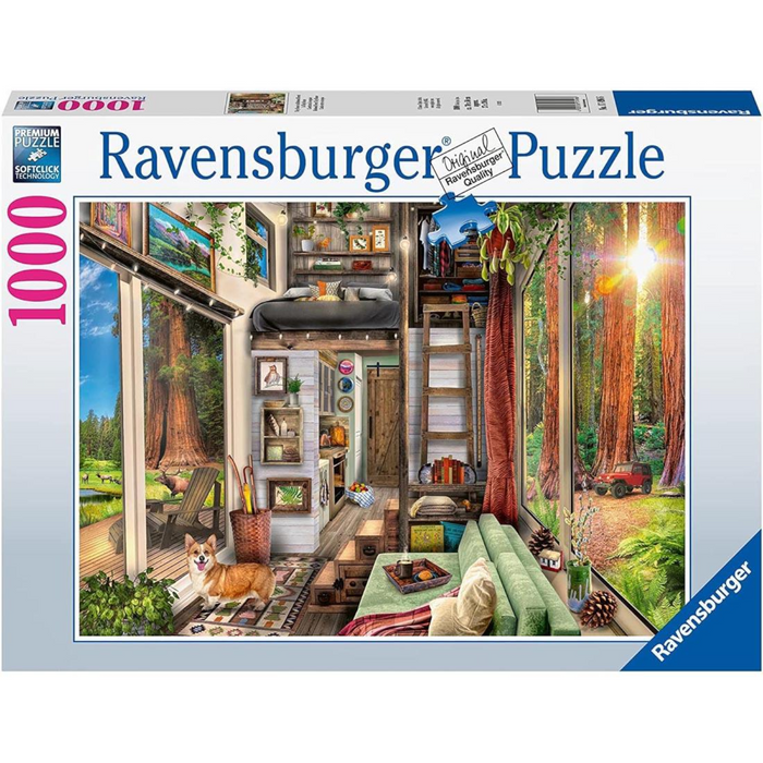 Ravensburger - 17496 | Redwood Forest Tiny Home - 1000 Piece Puzzle