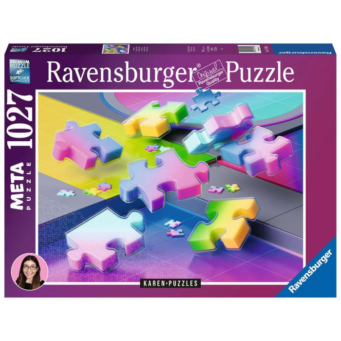 Ravensburger - 17498 | META: Gradient Cascade - 1027 Piece Puzzle