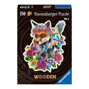 Ravensburger - 17512 | Colourful Fox - Wooden 150 Piece Puzzle