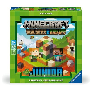 Ravensburger - 24615 | Ravensburger Minecraft Builder& Biomes Junior Board Game