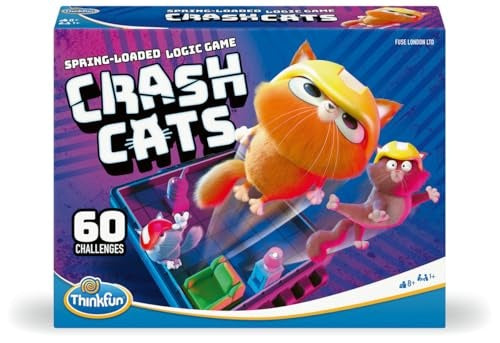 ThinkFun - 76498 | Crash Cats - Logic Game