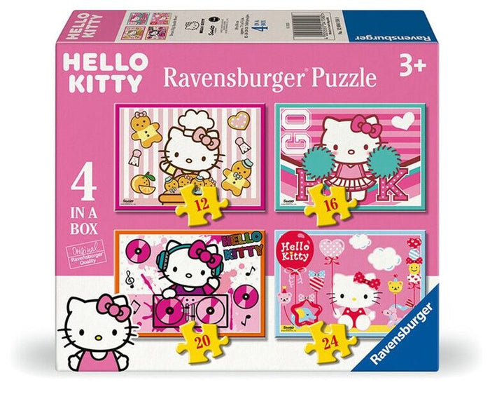Ravensburger - 12004158 | Hello Kitty 12/16/20/24 PC Puzzle