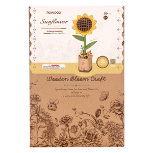 Robotime - TW011 | Wooden Bloom Craft - Sunflower