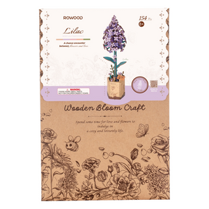 Robotime - TW021 | Wooden Bloom Craft - Lilac