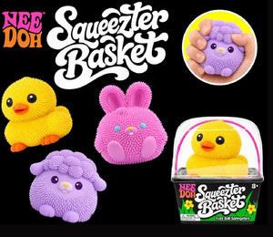 Schylling - SBND27 | (PRE-ORDER) Sqeezter Basket NeeDoh (Assorted, One Per Purchase)
