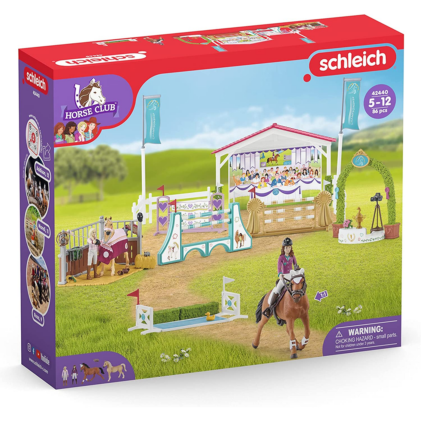 Schleich 42437 HorseBox HorseClub Tori & Princess - Schleich