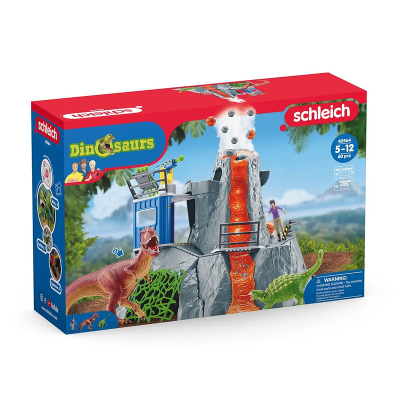 シュライヒ Schleich 41462/42564 セット Schleich - 42564 | Volcano Expedition and Base Camp – Castle Toys