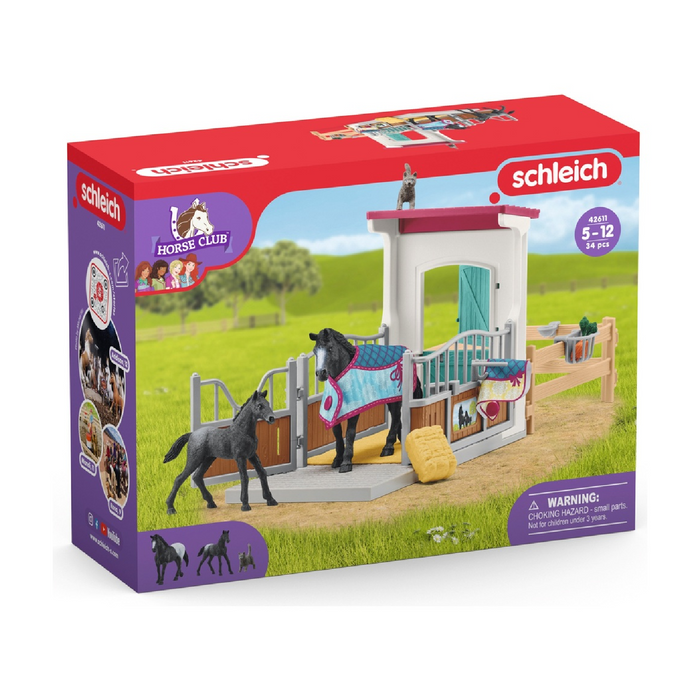 Schleich - 42611 | Horse Club: Horse Box with Mare and Foal