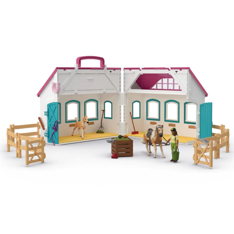 Schleich - 42703 | Horse Club: Open Stable "Little Horseshoe"