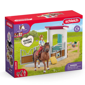 Schleich - 42710 | Horse Club - Horse Box with Hannah & Cayenne