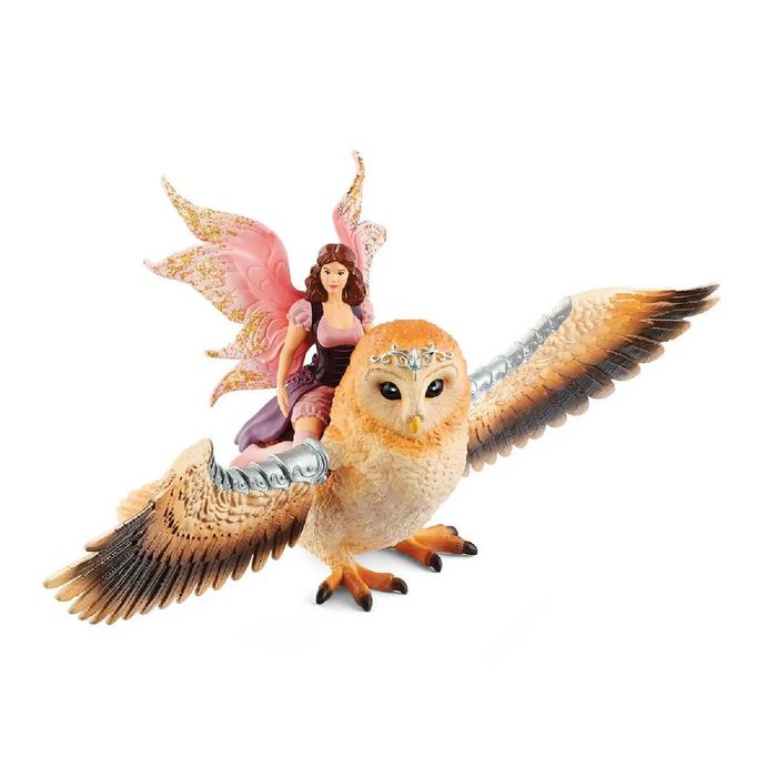 Schleich - 70713 | Bayala: Fairy in Flight on Glam-Owl