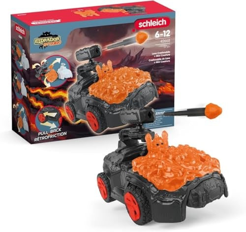 Schleich - 42668 | Lava Crashmobile with Mini Creature