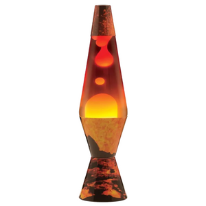 Schylling - 20490400US | Lava Lamp 14.5-Inches Erupting Crater Yellow and Red