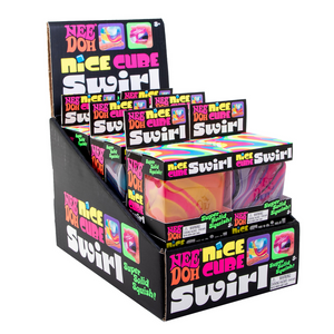 Schylling - SWNCBND | NeeDoh Nice Cube Swirl - Assorted (One Per Purchase)