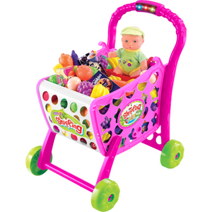 Family Games America - 5560 | Little Moppet: 3-In-1 Shopping Cart