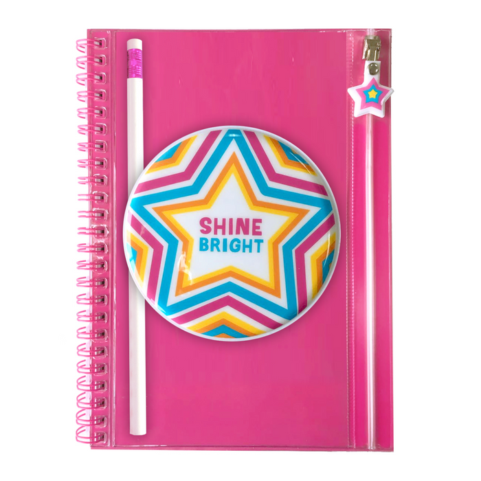 5 | Shine Bright - Pencil Pouch Journal