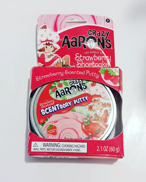 Crazy Aaron's Thinking Putty - SCN-SR001 | Crazy Aarons Strawberry Shortcake Scentsory Putty