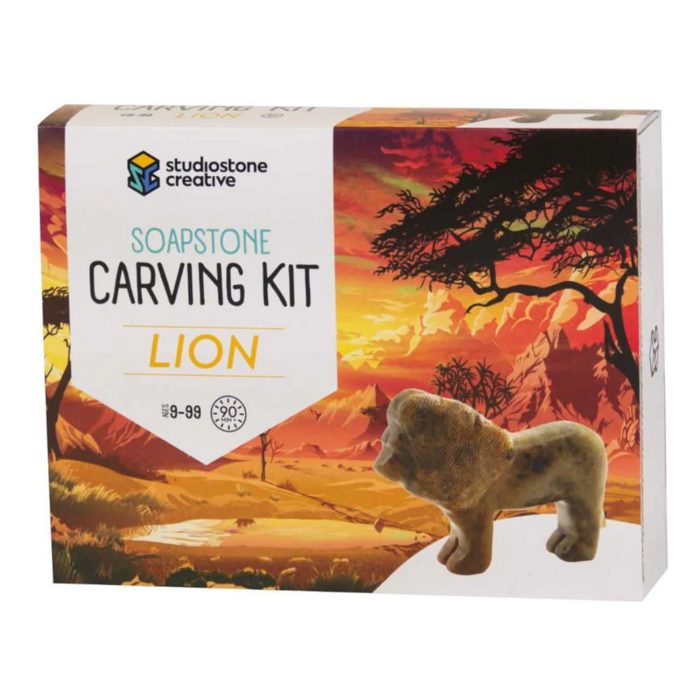 Studiostone Creative - 75306 | Soapstone Carving Kit - Lion