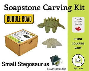 Studiostone Creative - 75373 | 75373- Soapstone Carving Kit Stegosaurus