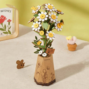 Robotime - TW061 | Wooden Bloom Craft - Chamomile