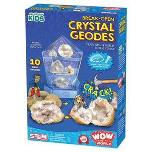 Thames & Kosmos - 545002 | Wow in the World: Break-Open Crystal Geodes