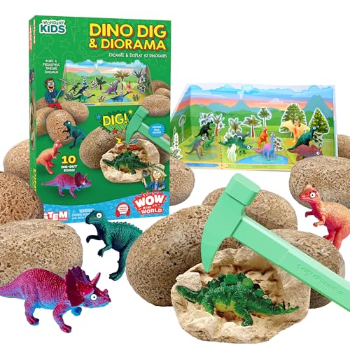 Thames & Kosmos - 545006 | Wow in the World Dino DIG & Diorama