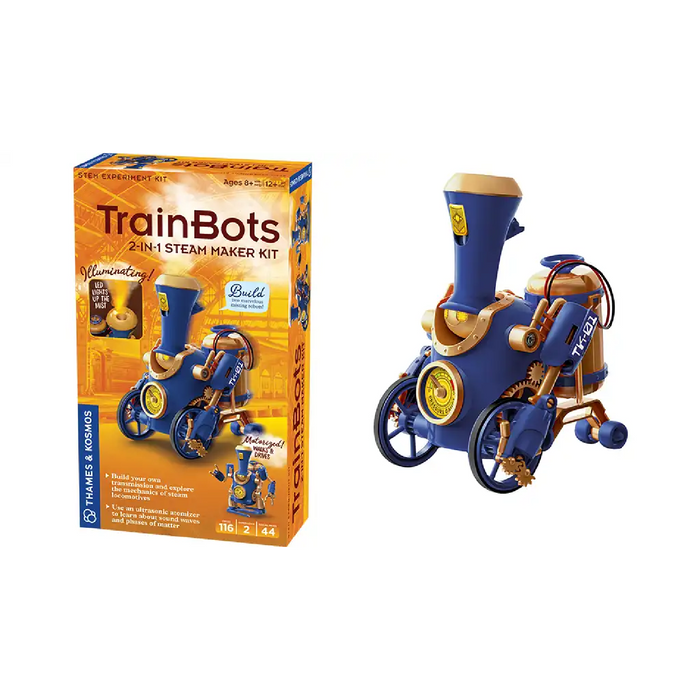 Thames & Kosmos - 550052 | TrainBots - 2-In-1 Steam Maker Kit