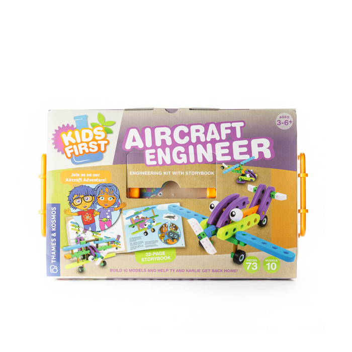 Thames & Kosmos - 567007 | Kids First: Aircraft Engineer Kit with Storybook
