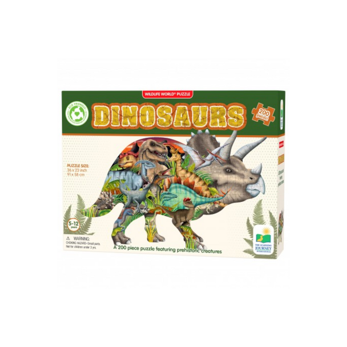 2 | Wildlife World - Dinosaurs Puzzle - 200pcs