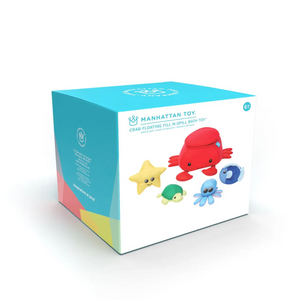 The Manhattan Toy Company - 160380 | Crab Floating Fill n Spill Bath Toy