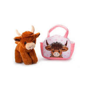 The Petting Zoo - 724509 | Purse & Plush Highland Cow