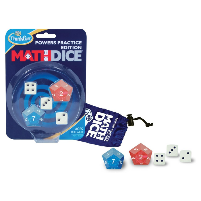 ThinkFun - 1212 | Math Dice: Powers Practice Edition