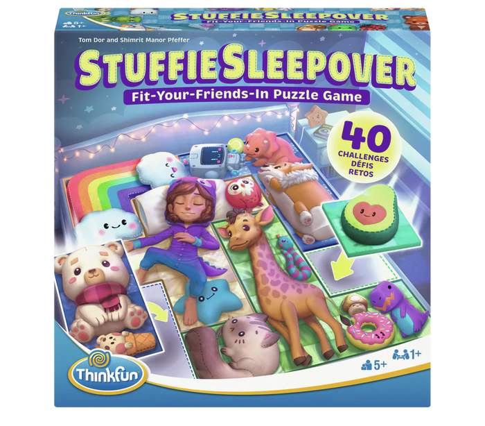 ThinkFun - 76568 | Stuffie Sleepover Puzzle Game