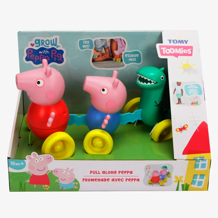 Peppa pig deals pull along wagon