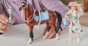 Breyer - B-FS-10654 | (PRE-ORDER) Winner's Circle Gift Set - Tinsley & Buttercup Breeze