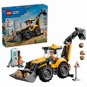 LEGO - 60480 | City: Yellow Backhoe Loader