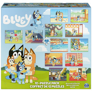 Wonder Forge - 12004111 | 12004111 - Bluey 2x12 Pieces Puzzzle