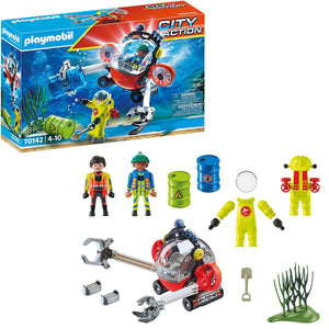 Playmobil - 70142 | City Action: Environmental Expedition with Dive Boat