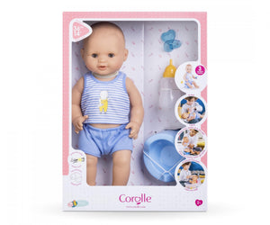 Corolle - 130580 | Paul drink-&-wet Bath Baby 14"