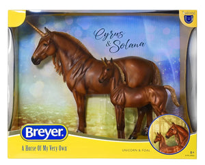 Breyer - B-TR-10082 | Cyrus & Solana: Unicorn Stallion & Foal