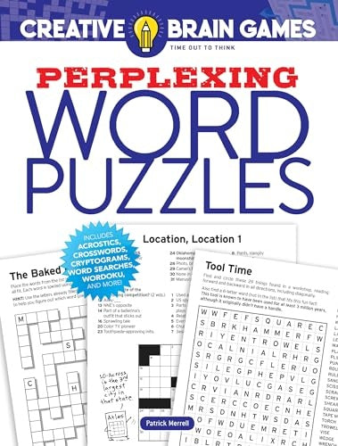 Dover Storybooks - 850587 | Creative Brain Games Perplexing Word Puzzles